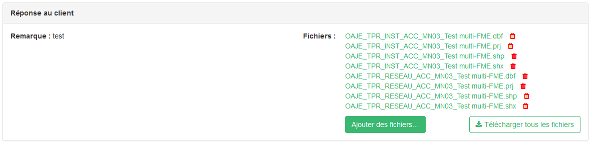 Request Customer Response